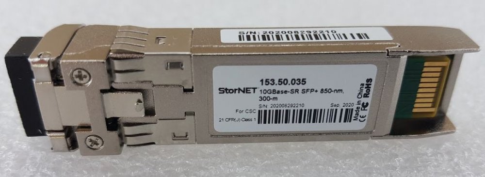 SFP+ Transceiver Modül StorNET markası ile stoklarda