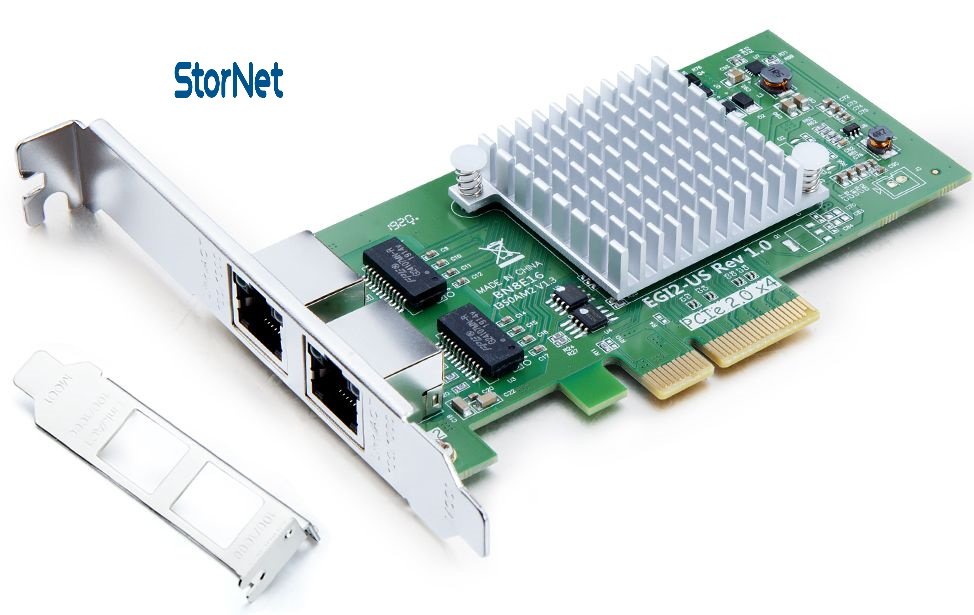 2 Port intel i350 ethernet Kart