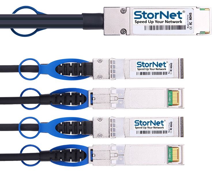 100G QSFP28 - 4x 25G SFP28 Copper Breakout Kablo
