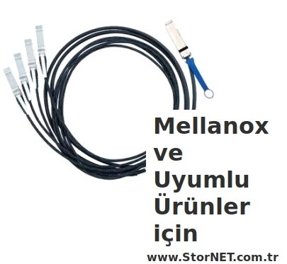 NVIDIA MC2309124-005 DAC Splitter Cable Ethernet 10GbE QSFP to SFP+ 5m