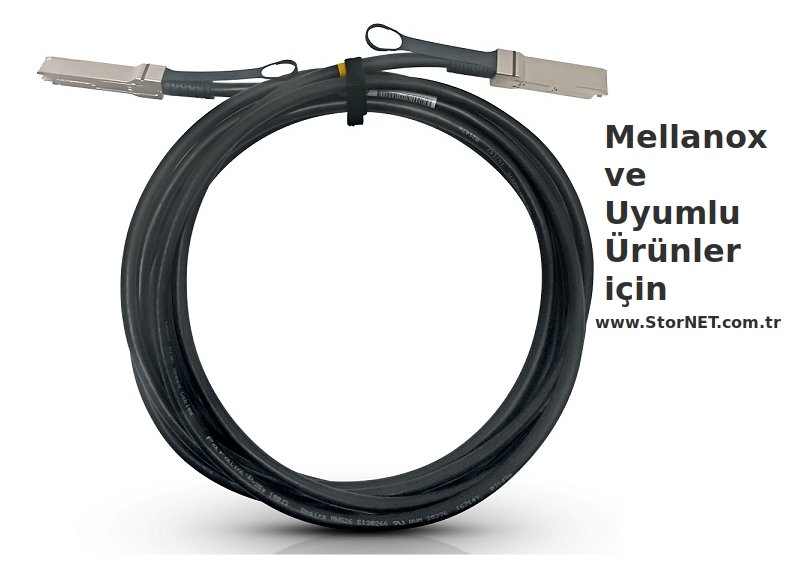 NVIDIA MCP1650-H00AE30 DAC Cable IB HDR up to 200Gb/s QSFP56 0.5m