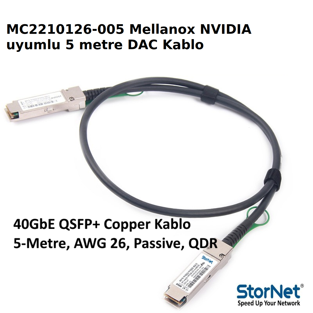 NVIDIA MC2210126-005 DAC Cable Ethernet 40GbE QSFP 