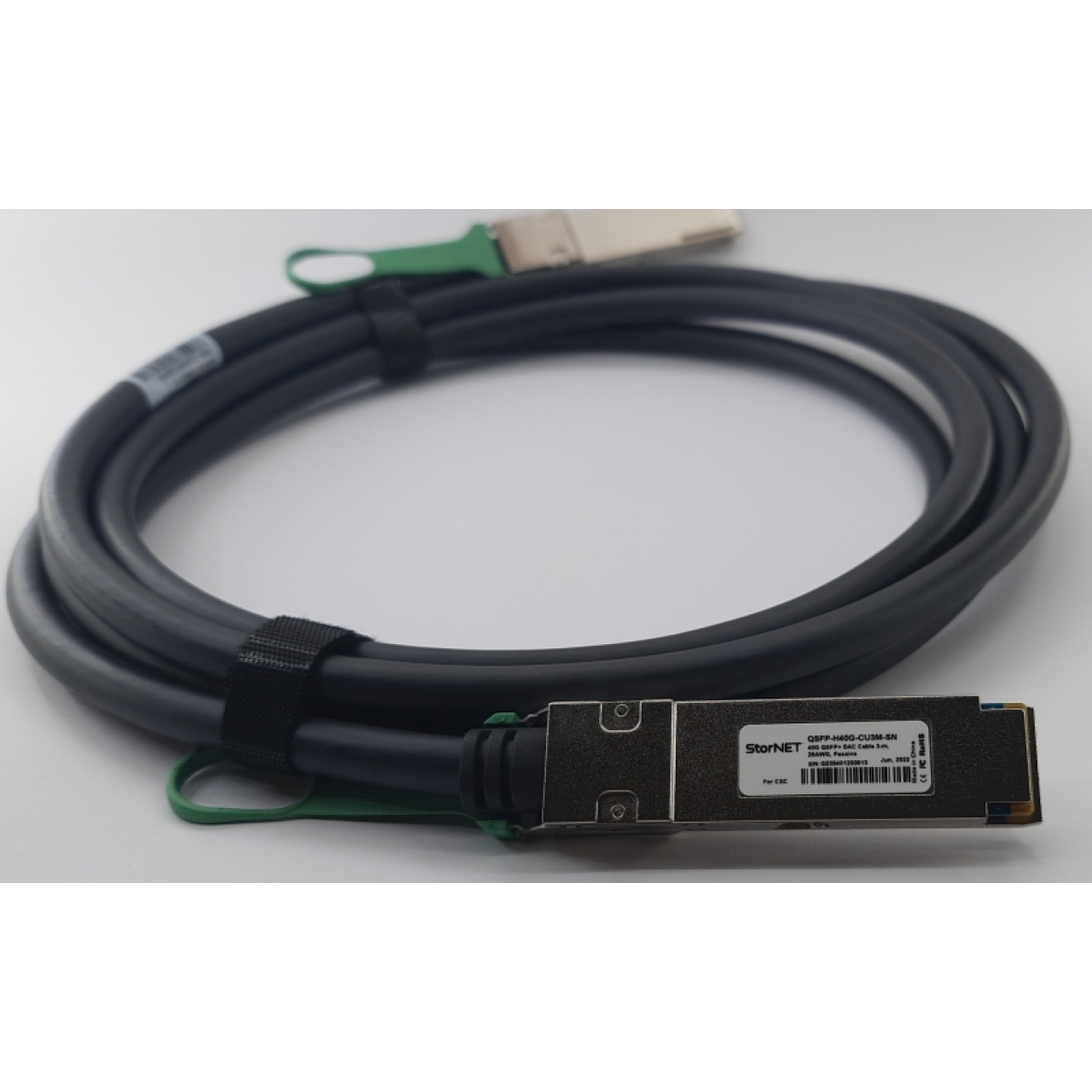 QSFP-H40G-CU3M Cisco uyumlu 40GBASE-CR4 QSFP+ DAC Kablo 3 Metre