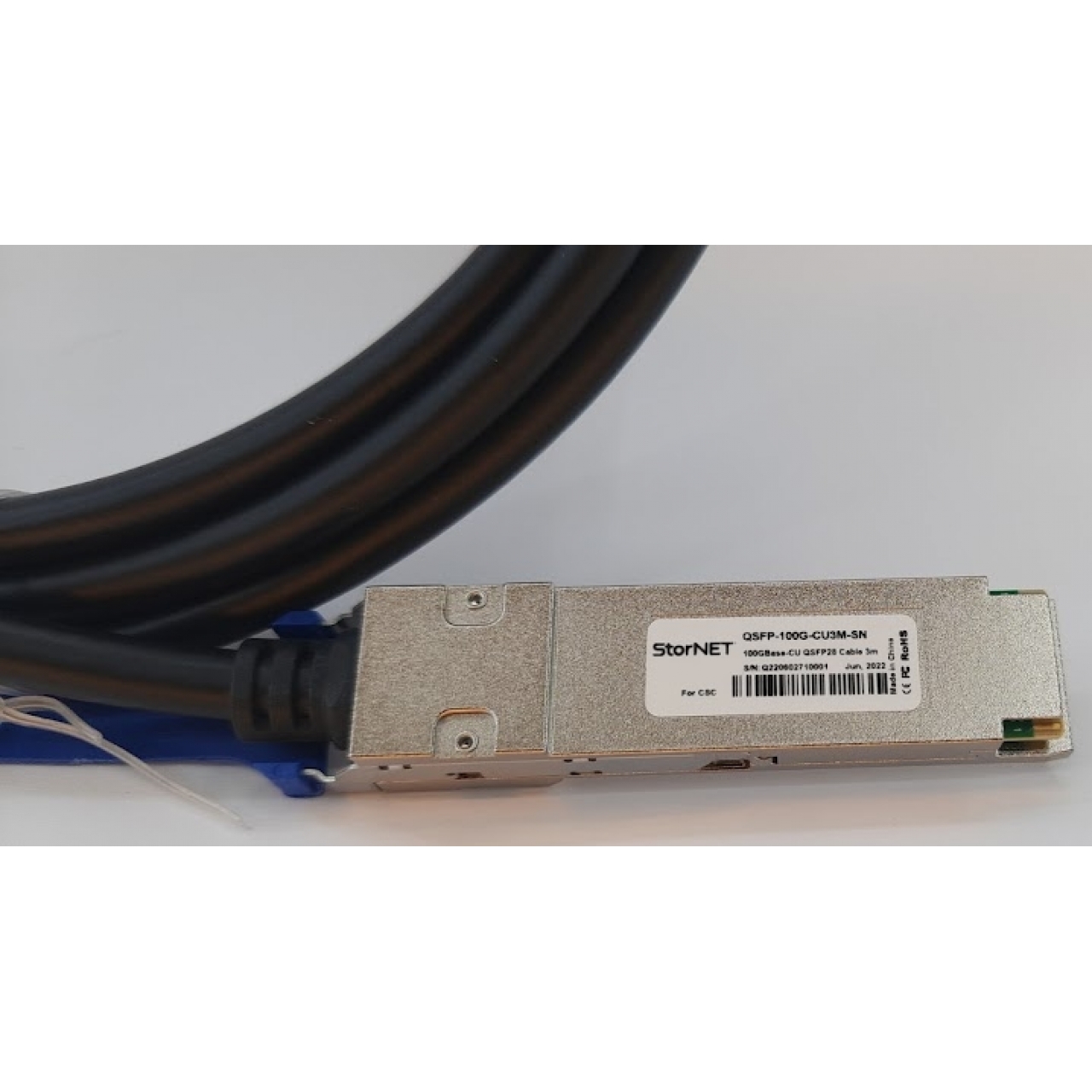 100G QSFP28 to QSFP28 DAC Kablo 5 Metre QSFP-100G-CU5M Cisco uyumlu 
