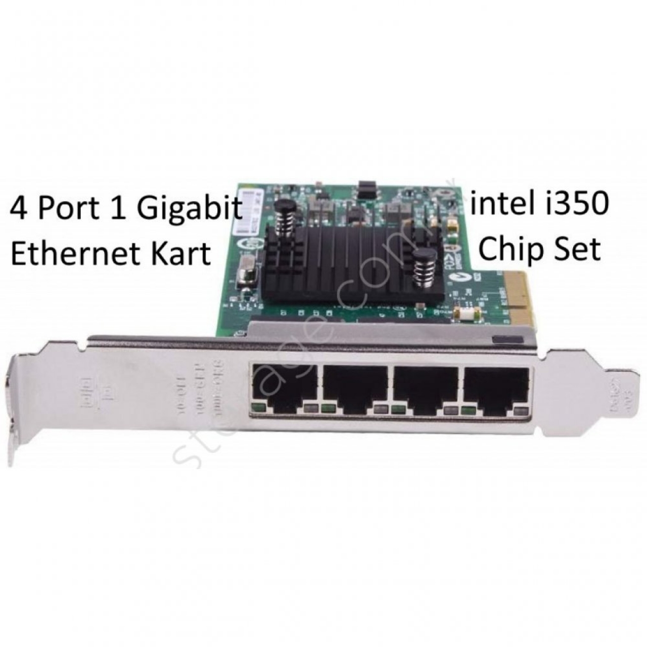 4 port 1 Gigabit Ethernet Kart RJ-45 Intel i350-T4