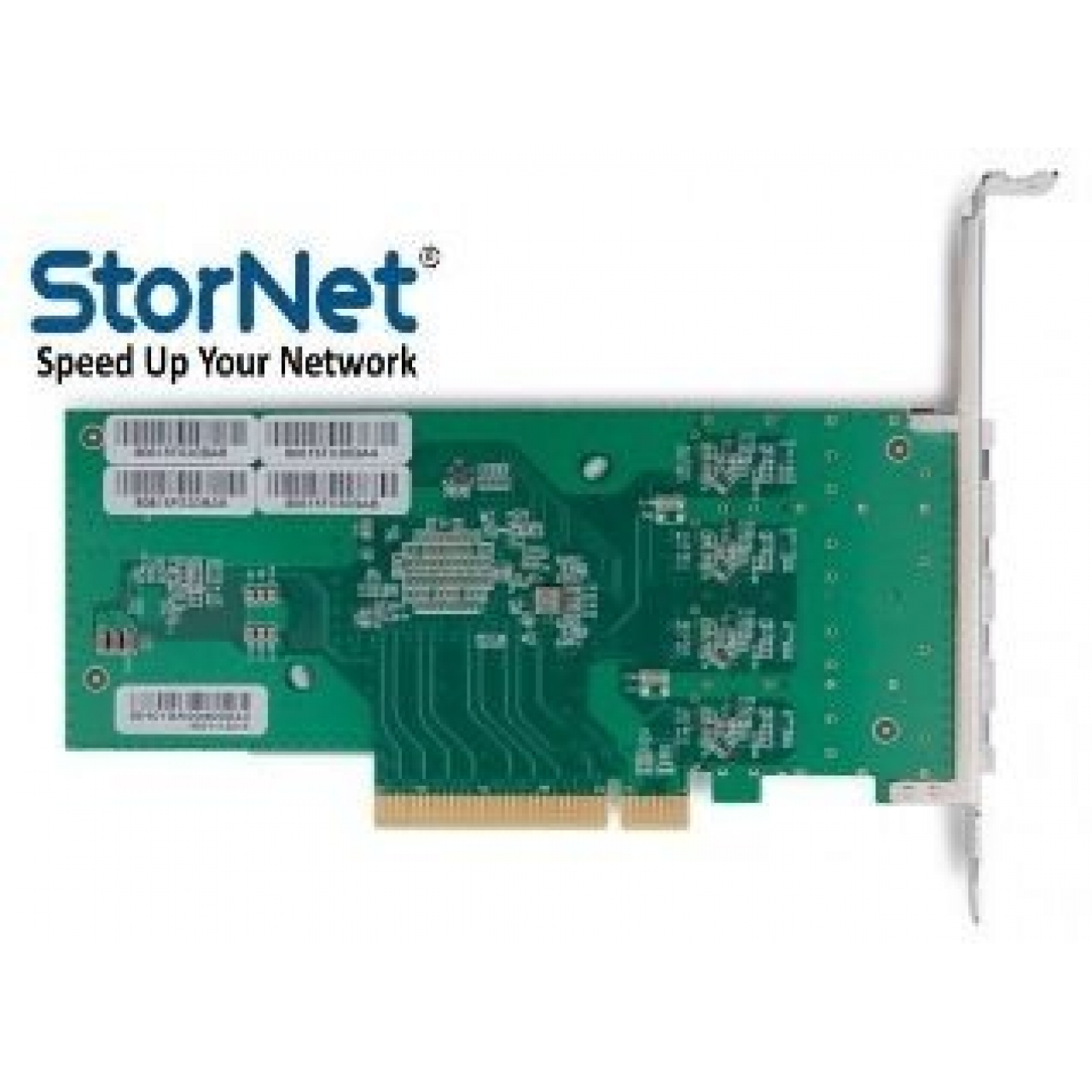 4 Port 10 GbE Fiber Ethernet Kartı Intel X710DA4 ÇipSet StorNET