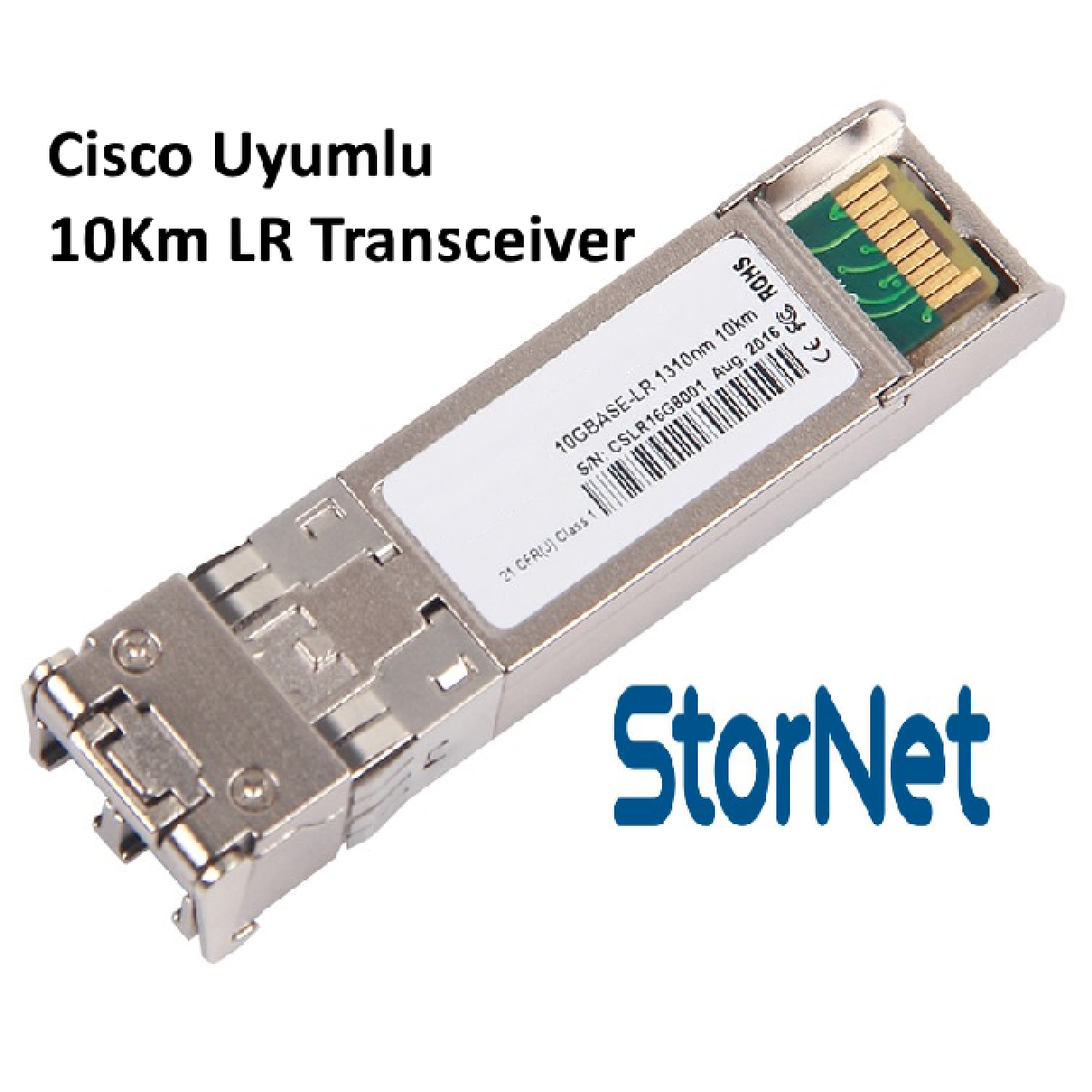 STN1319210 SFP+ 10Gbps SMF, 1310nm 10KM Cisco Uyumlu LR Transceiver - StorNET