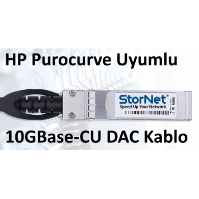 HP Procurve uyumlu 10GBase DAC Kablo 7 metre 24AWG  StorNET