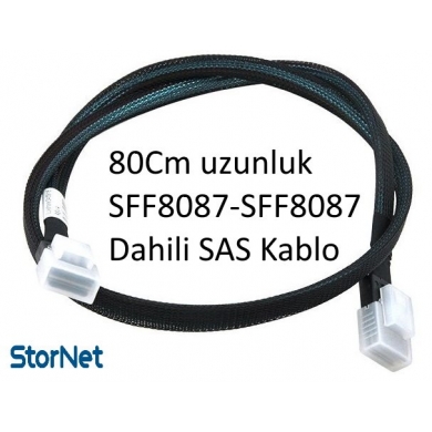 SFF 8087 to SFF 8087SAS Kablo Dahili RAID Kablosu  80 cm